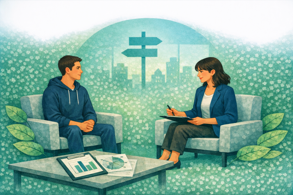 Συμβουλευτική επαγγελματικού προσανατολισμού για τη διερεύνηση σπουδών και επαγγελματικών επιλογών