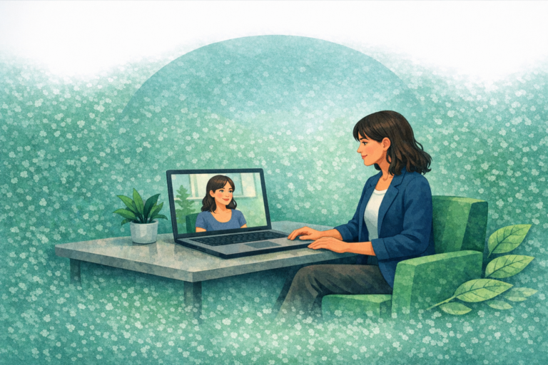 Online Διαδικτυακή ψυχοθεραπεία μέσω ασφαλούς διαδικτυακής συνεδρίας